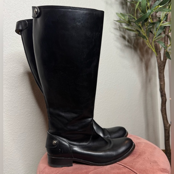 Frye Black Leather Men's Boots